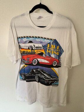 Vintage car graphic tshirt